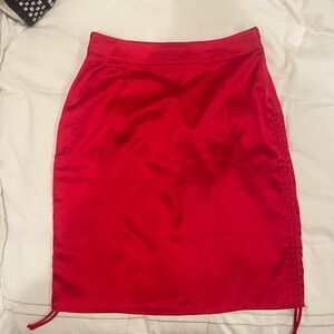 Adika red mini skirt